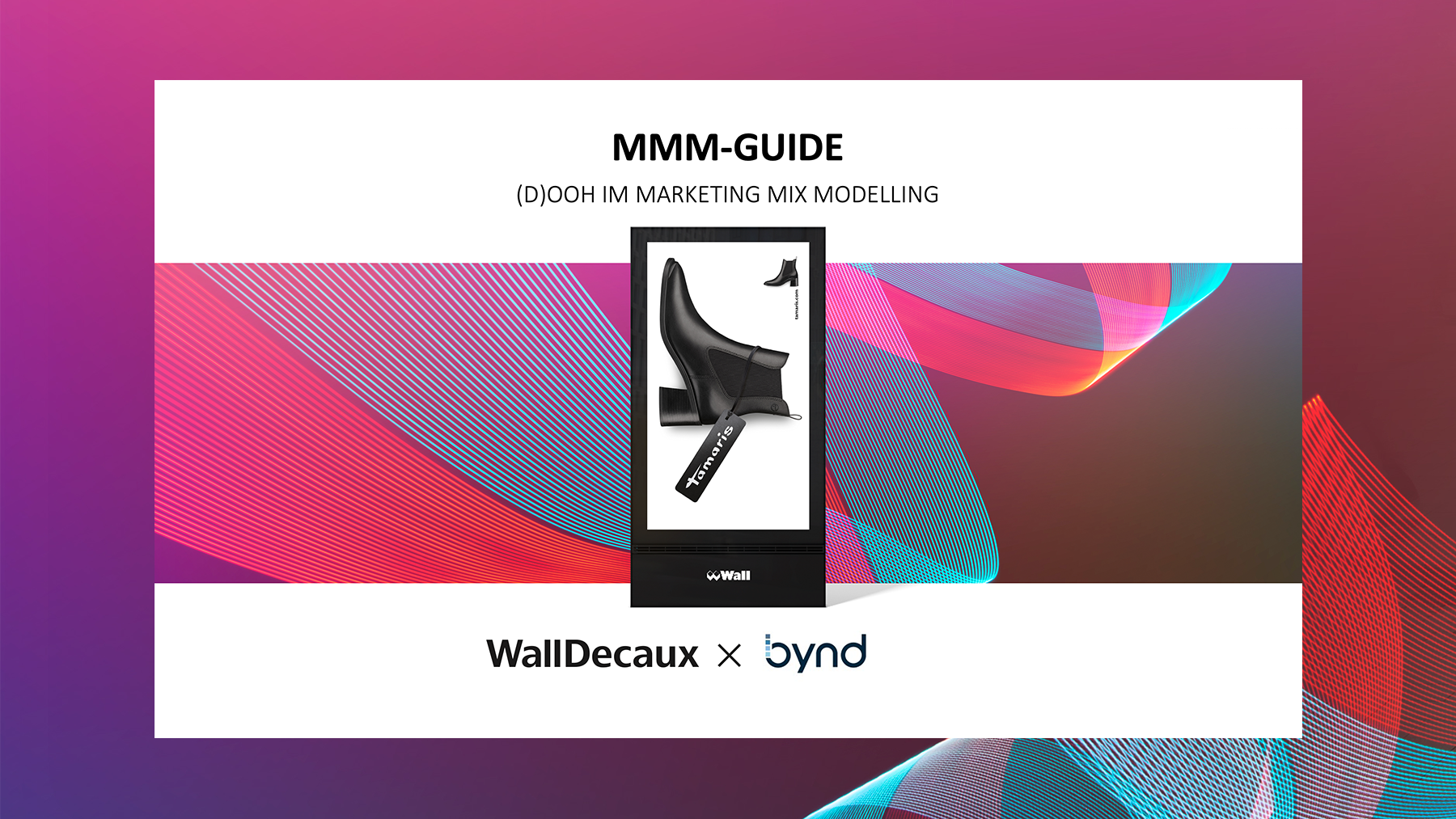 Vorschaubild der Titelseite des MMM-Guides für (D)OOH von WallDecaux und bynd.