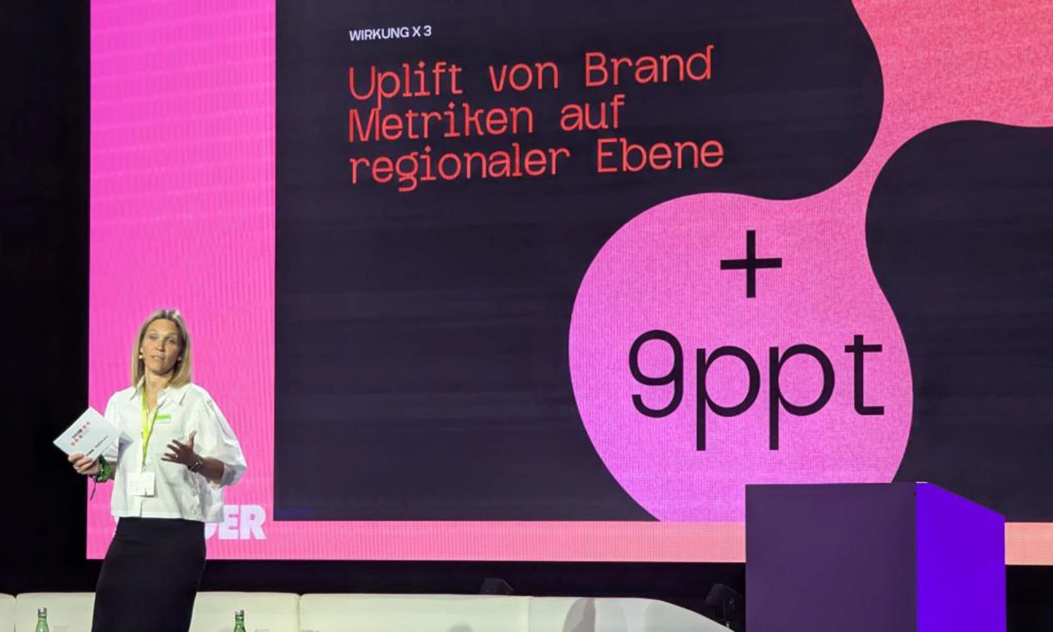 Uplift von Brand Matriken auf regionaler Ebene wird auf der Bühen bei der Digital Marketing  Expo Conference von Kleinanzeigen vorgestellt
