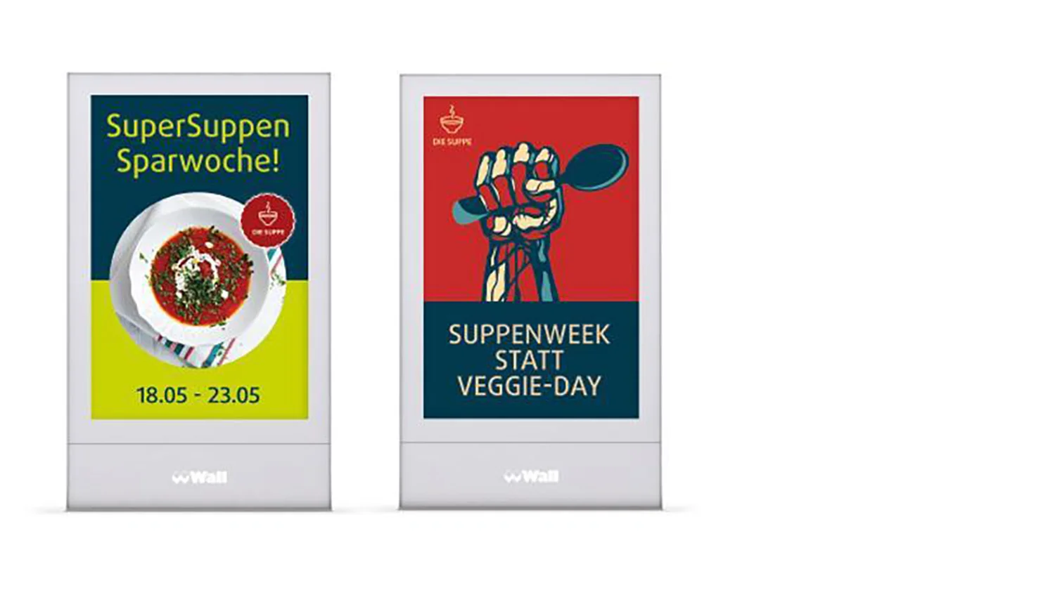 City Light Poster mit Gestaltungsregel für die klare Botschaft